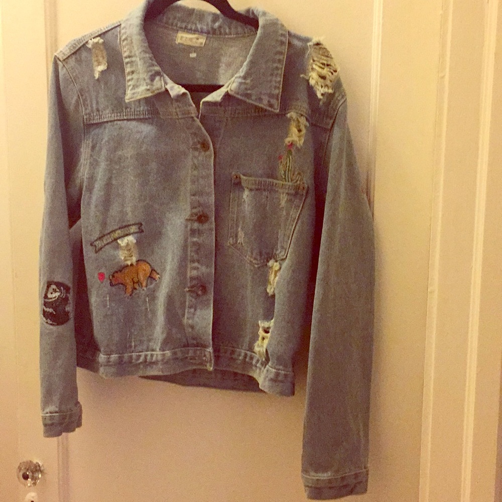 Cali Cool Distressed Denim Jacket